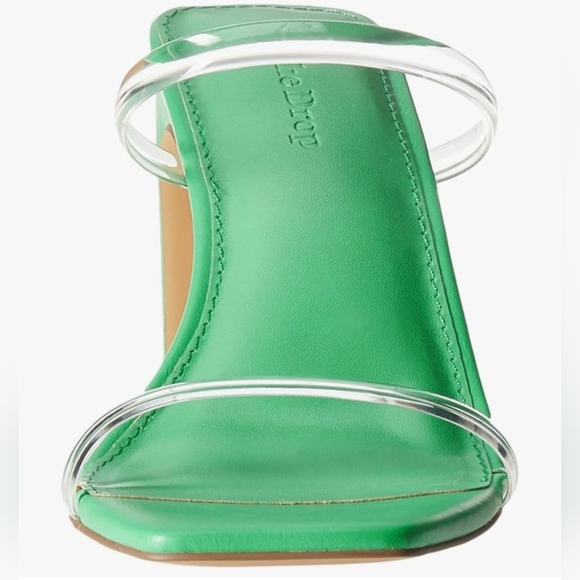 The Drop Avery Square Toe TWO Strap High Heeled Sandal #777-779 - Picture 13 of 14